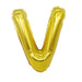 Air Filled Gold Mylar Letter Balloon, 16" | 1 ct - Zurchers