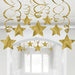 Gold Swirl Shooting Star Decorations | 30pcs - Zurchers