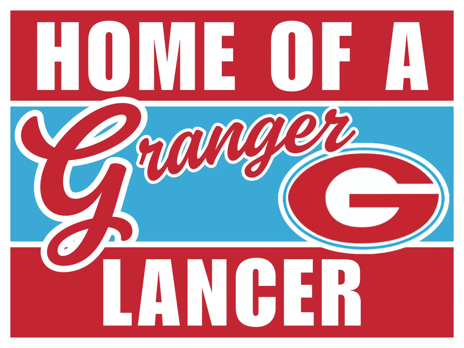 Granger High School Spirit Yard Sign 24" x 18" | 1 ct - Zurchers