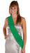 Green Satin Sash | 1ct - Zurchers