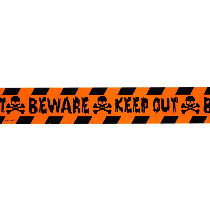 Halloween Beware Keep Out Tape | 1ct - Zurchers