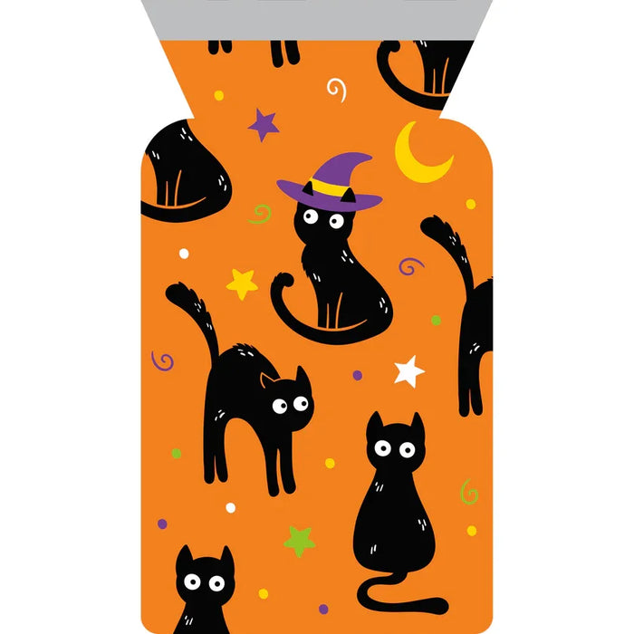 Halloween Black Cat Cello Treat Bags | 12ct - Zurchers