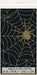 Halloween Black & Gold Spider Web Plastic Table Cover 84" x 54" | 1 ct - Zurchers