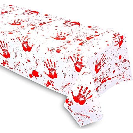 Halloween Blood Splatter Table Cover Rectangle 54" x 108" | 1ct - Zurchers
