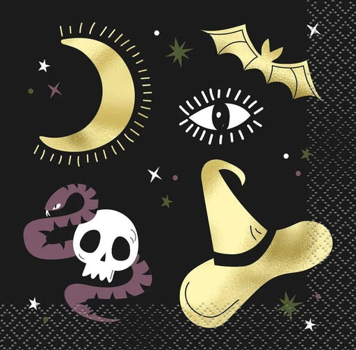 Halloween Celestial Beverage Napkins | 16ct - Zurchers