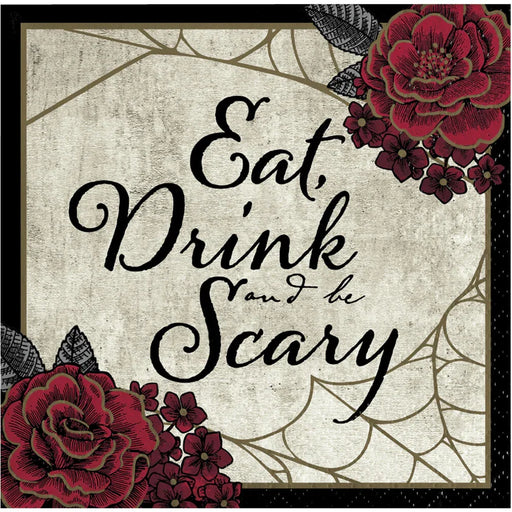 Halloween Creepy Characters Beverage Napkins | 16ct - Zurchers