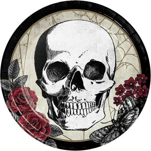 Halloween Creepy Characters Paper Plates 9" | 8ct - Zurchers