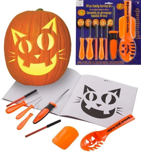Halloween Family Pumpkin Carving Kit | 1kit - Zurchers