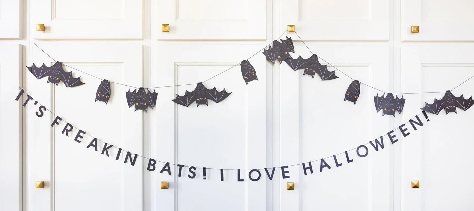 Halloween Freakin' Bats Bat Banner Set | 2ct - Zurchers