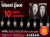 Halloween Ghost Face Lights Strand | 1ct - Zurchers