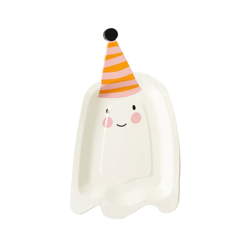 Halloween Ghoul Gang Ghost Shaped Paper Plates 11" | 8ct - Zurchers