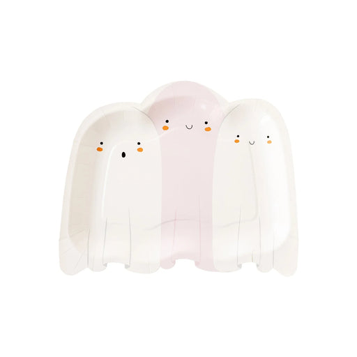 Ghoul Gang Ghosts Shaped Plate 9" | 8 ct - Zurchers