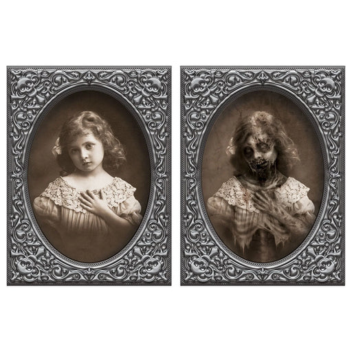 Halloween Girl Lenticular Decoration | 1ct - Zurchers