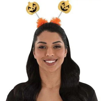 Halloween Happy Pumpkin Headbopper, Adults Size | 1ct - Zurchers