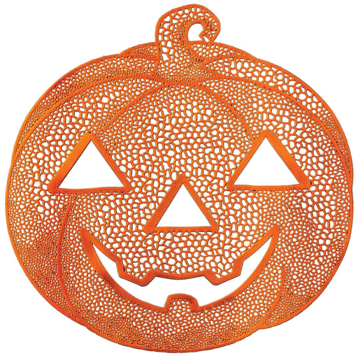 Halloween Jack - o - lantern Vinyl Placemat 15" | 1ct - Zurchers