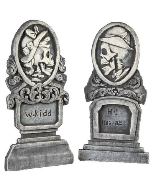 Halloween Mansion Bride And Groom Tombstone Set 23" | 2ct - Zurchers