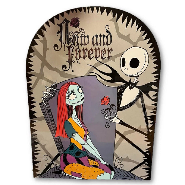 Halloween Nightmare Before Christmas Jack and Sally Yard Sign 18" | 1ct - Zurchers