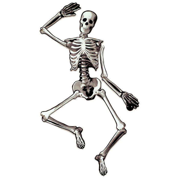 Halloween Skeleton Jointed Paper Cutout | 1ct - Zurchers