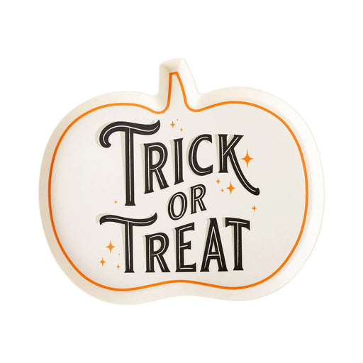 Trick or Treat Shaped Bamboo Tray 17" x 14.5" | 1 ct - Zurchers