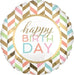 Happy Birthday Pastel Celebration Supershape Mylar Balloon 28" | 1ct - Zurchers