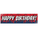 Happy Birthday Spider Hero To - Go Banner 50" x 13" | 1 ct - Zurchers