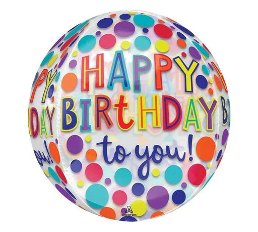 Happy Birthday To You Jewel Tones Orbz 15" | 1ct - Zurchers