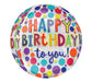 Happy Birthday To You Jewel Tones Orbz 15" | 1ct - Zurchers