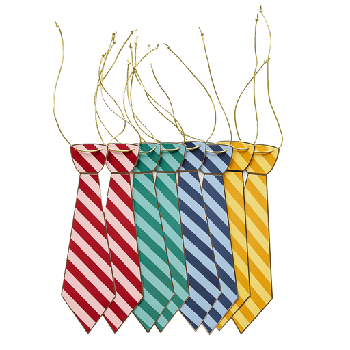 Harry Potter X Bonjour Fête House Pride Multicolor Hogwarts Ties 10" | 8 Ct - Zurchers