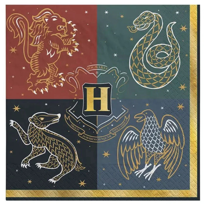 Harry Potter Hogwarts United Lunch Napkins | 16 ct - Zurchers