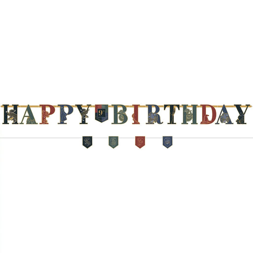 Harry Potter Personalized Jumbo Happy Birthday Letter Banner Kit | 1 kit - Zurchers