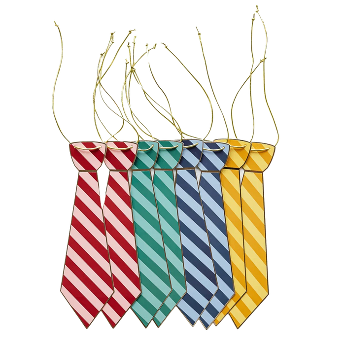 Harry Potter X Bonjour Fête House Pride Multicolor Hogwarts Ties 10" | 8 Ct - Zurchers