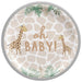 Hello Baby Jungle Dessert Plates 7" | 8ct - Zurchers