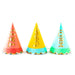 Hip Hip Hooray Party Hats, Assorted, 7" | 9 ct - Zurchers