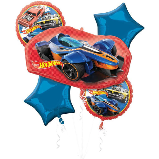 Hot Wheels Mylar Balloon Bouquet | 5 pcs - Zurchers