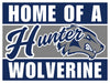 Hunter High School Spirit Yard Sign 24" x 18" | 1 ct - Zurchers