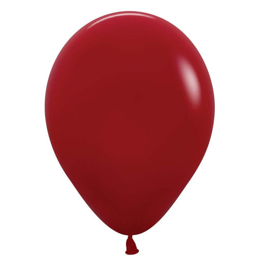 Imperial Red Latex Balloon w/ Helium & Hi - Float, 11" | 1 ct - Zurchers