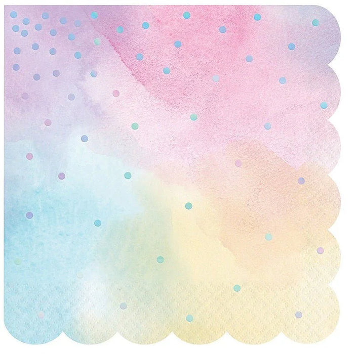 Iridescent Beverage Napkins 5" | 16ct - Zurchers