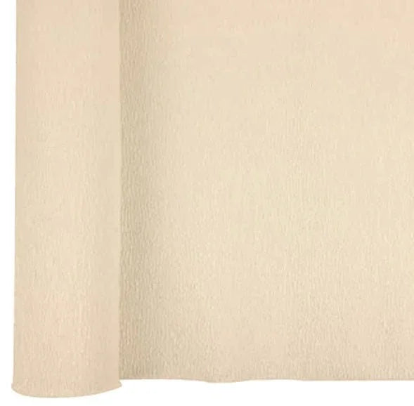 Ivory Crepe Paper Folds | 20 in x 8 ft Sheet - Zurchers