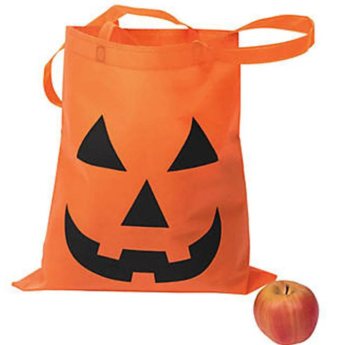 Jack - O’ - Lantern Tote Bags Large 15" x 16 1/2" | 1ct - Zurchers
