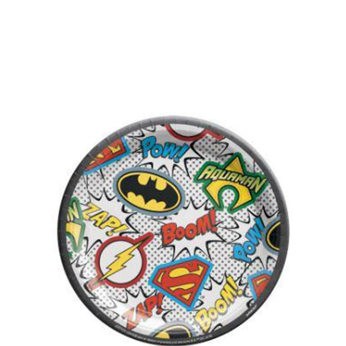 Justice League Dessert Plates | 8ct - Zurchers