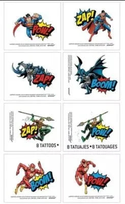 Justice League TATTOOS | 8pcs - Zurchers