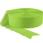Kiwi Crepe Paper Streamer 500' | 1ct - Zurchers
