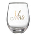 Lillian Rose Gold Mrs. Stemless Wine Glass | 1ct - Zurchers