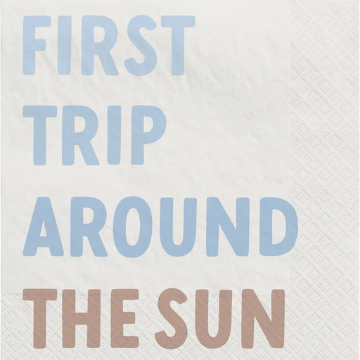 Little Mister One - derful First Birthday Beverage Napkins | 16 ct - Zurchers