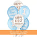 12" Little Mister One - derful First Birthday Latex Balloon Pack | 6 ct - Zurchers