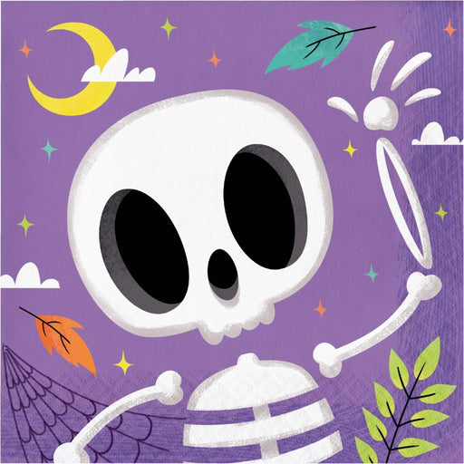 Faboolous Skeleton Lunch Napkins | 16 ct - Zurchers