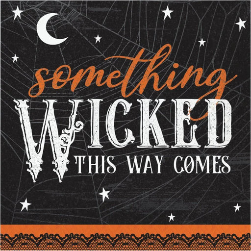 Halloween Wicked Webs Something Wicked This Way Comes Lunch Napkins | 16ct - Zurchers