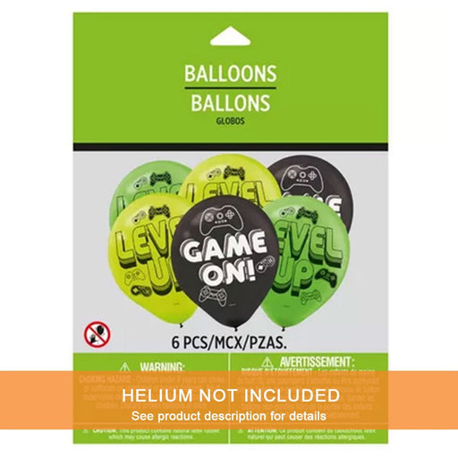12" Level Up Latex Balloon Pack | 6 ct - Zurchers