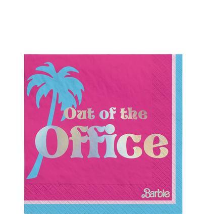 Malibu Barbie Paper Metallic Beverage Napkins | 16 ct - Zurchers