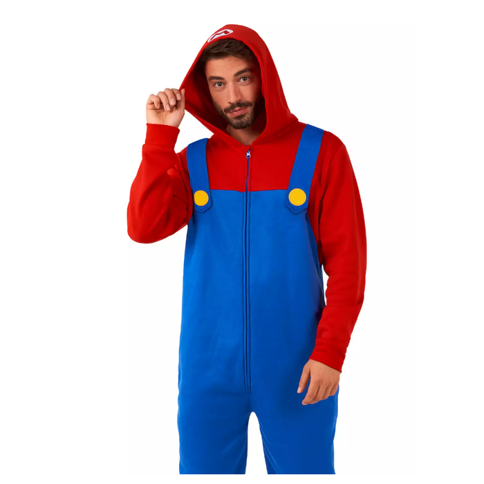 OppoSuits Mario Onesie Adult | 1ct